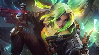 The new LOL hero "Zaun Fireworks-Zerui" has been revealed and will be debuting soon! An adc from Zau