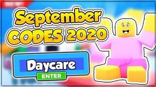 All "New Update Working Codes 2020 in Roblox Daycare Tycoon
