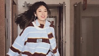【Fifteen Snow】New jeans-Ditto My youth was in this corridor, recorded in the camera, this may be the