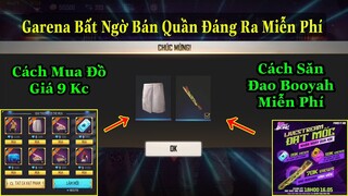 [Garena Free Fire]/Cách Săn Đao Booyah Miễn Phí,Vòng Quay Nhân Phẩm Mua Đồ Chỉ Với 9 Kim Cương?