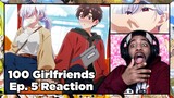 EIAI CAN'T HIDE HER TRUE FEELINGS! The 100 Girlfriends Who Really Really Love You Episode 5 Reaction