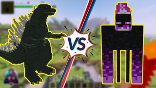 Godzila vs Blasting in Minecraft Mob Battle Mod - Mods - Minecraft