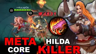 HILDA The New Meta Killer | Core Jungle Hilda Build 2022 | MLBB