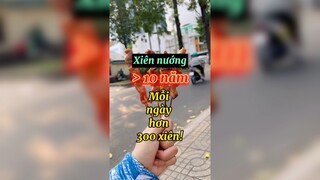 Quán xiên nướng hơn 10 năm tuổi