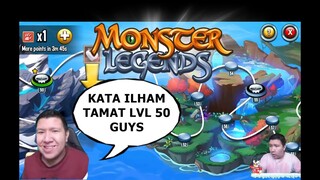 MOMEN KOCAK WINDAH BASUDARA MONSTER LEGENDS PART 3 - KATA ILHAM! STAGE TERSULIT TERAKHIR LVL 50!