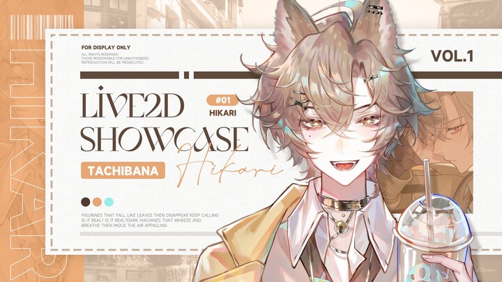 【LIVE2D model display】Click to get your cat demon teacherฅ