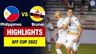 Highlights Philippines vs Brunei | Áp đảo toàn diện - Dàn sao Philippines ghi mưa siêu phẩm