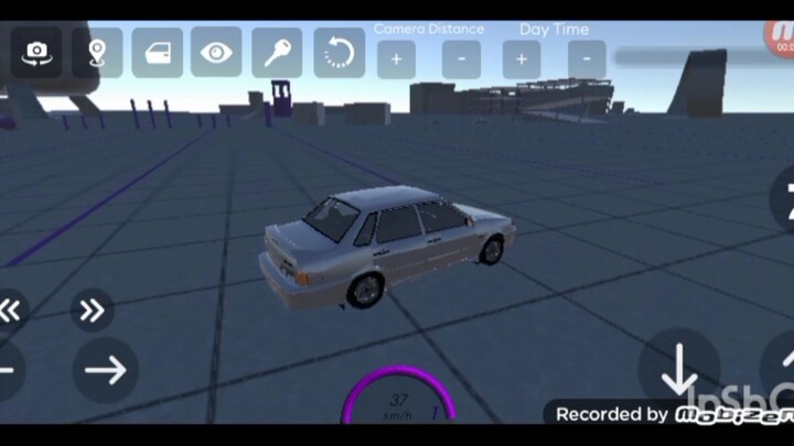 Cindy car drive test car no brakes crash Lada Vaz 2115 sedan gameplay