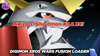 Digixros! Shoutmon X3 & X4! Digimon Fusion Loader