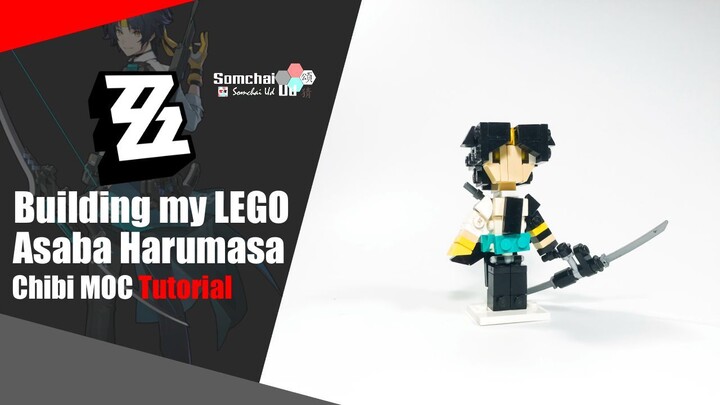 LEGO Zenless Zone Zero Asaba Harumasa Chibi MOC Tutorial | Somchai Ud