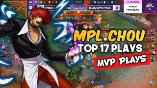 MVP PLAYS: MPL CHOU TOP 17 PLAYS