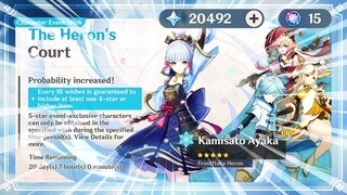 3 MONTHS WORTH OF SAVING - 22k Primogems/143 Pulls on Ayaka Banner | Genshin Impact