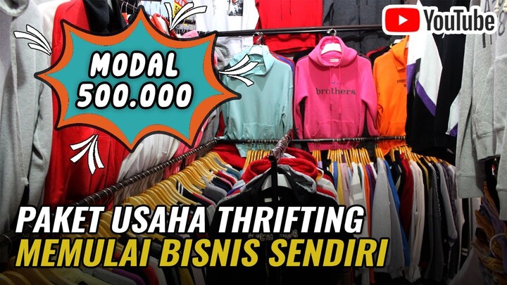 PAKET USAHA THRIFTING 500RIBU - Modal Bisnis Jual Pakaian Bekas Untuk Pemula Borongan Murah Bandung