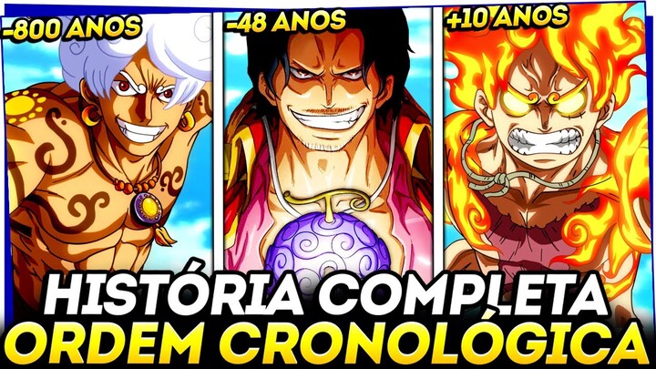 5000 ANOS DE HISTÓRIA - RESUMO COMPLETO DA HISTÓRIA DE ONE PIECE EM ORDEM CRONOLÓGICA