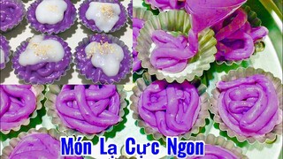 Nhà có Khoai Lang làm Bánh này thưởng thức ngay, để tủ lạnh vẫn ngon/ Purple sweet potato cake