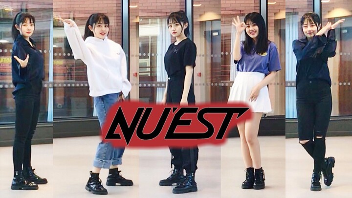 【عيد ميلاد ثمانية أعوام سعيد لـ NUEST】 رقصة مختلطة من ثماني أغنيات.. ظهور الشخص السري السادس للطهاة