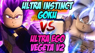 Ultra Instinct Goku vs Ultra Ego Vegeta V2 Comparison in Anime Rifts