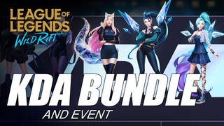 Unlocking KDA Bundle and Events  - WILD RIFT