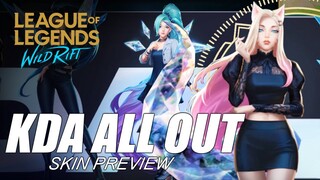 KDA ALL OUT SKINS - WILD RIFT