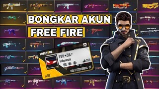 BONGKAR AKUN FREE FIRE  EVL•ZUL!! Yang punya akun panik dikiranya akunya udah di hack!!