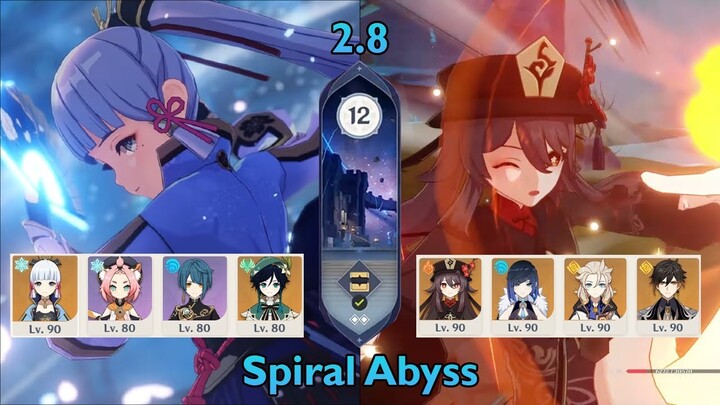 Ayaka Freeze Team & HuTao Geo | New Spiral Abyss 3.0 | Full Stars - Genshin Impact