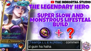 GUINEVERE BEST SLOWING AND LIFESTEAL BUILD - MOBILE LEGENDS