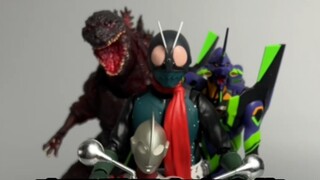 Hideaki Anno's universe collection! Ultraman, Kamen Rider, Godzilla, Unit-01, what is it like to be 