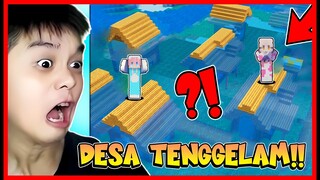 ATUN & MOMON MENEMUKAN DESA TENGGELAM DAN TERNYATA ADA RAHASIA !! Feat @sapipurba Minecraft