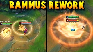 Rammus từ lúc làm lại bá đạo quá