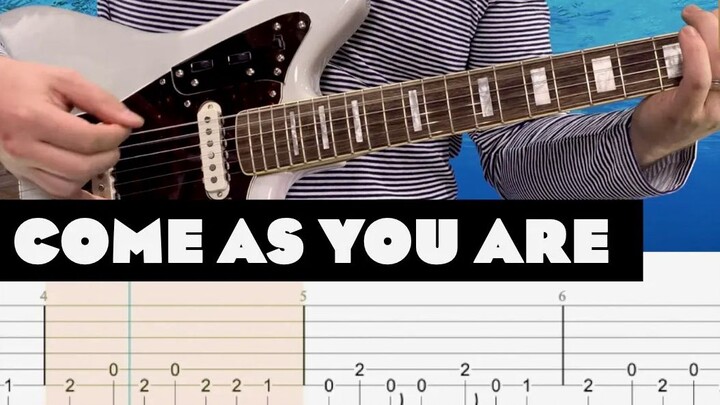 [Nirvana Band] "Come As You Are" guitar score cover, is this your electric guitar enlightenment?