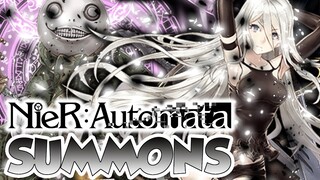 WHAT IS THIS LUCK?! NIER AUTOMATA PART 1 SUMMONS! - SINoALICE