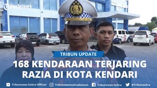 168 Kendaraan Terjaring Razia Operasi Patuh Anoa 2024 Polresta Kendari, Menurun Dibanding Tahun Lalu