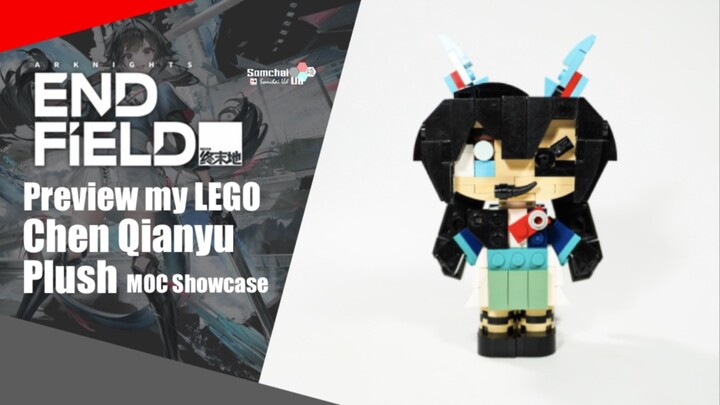 Preview my LEGO Arknights: Endfield Chen Qianyu Plush MOC| Somchai Ud