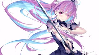 【Cooked meat】【Minato Aqua】Minato Aqua whose mind is full of Kagura Mea