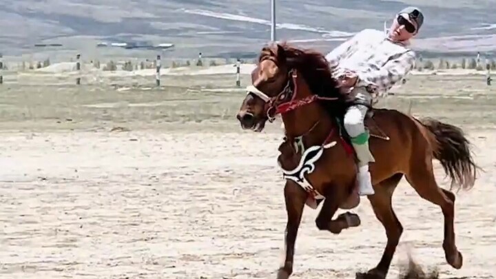 A horse that can run counterclockwise is a rare, peerless steed.