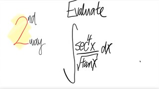 2nd way: trig Evaluate 𝖎𝖓𝖙𝖊𝖌𝖗𝖆𝖑 ∫sec^4(x)/tan(x) dx