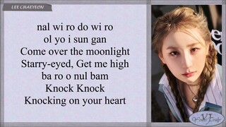 LEE CHAE YEON 이채연 'KNOCK' Easy Lyrics