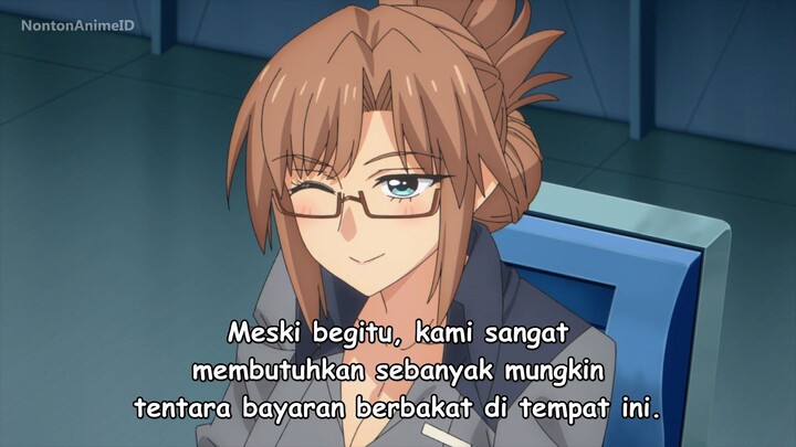 Terlahir Kembali sebagai Tentara Bayaran Episode 03 Sub Indo