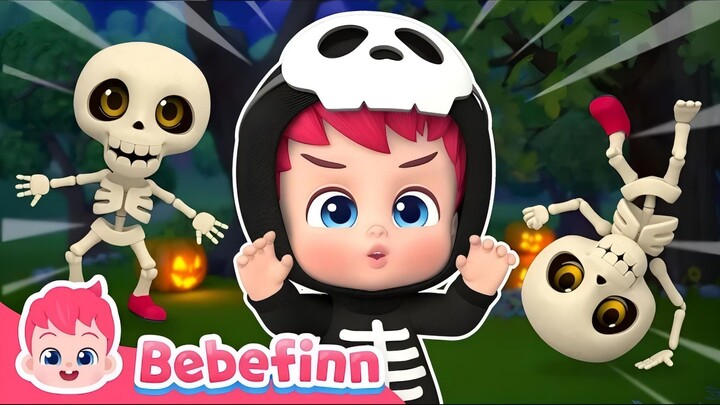 YouTube Bebefinn | ☠️ Chumbala Cachumbala Bebefinn Skeleton Dance | EP142 | Halloween Song for Kids