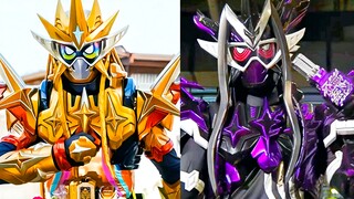 Check out the four Kamen Riders with hair in Kamen Rider