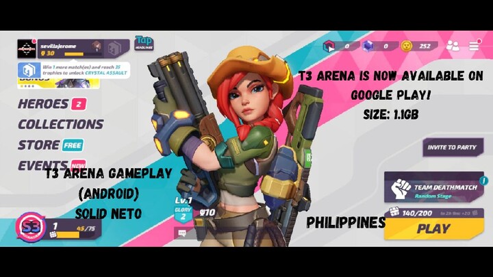 T3 Arena Gameplay (Android). Solid neto. | T3 Arena is now available on Google Play! | Philippines