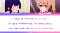 lagu STAR★T★RAIN cover Ai hoshino x Ruby hoshino