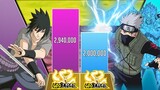 ðŸ’š Sasuke vs Kakashi Power Levels