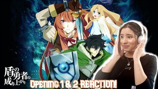 DEFINITELY TO MY PLAYLIST!! Tate no yuusha no nariagari opening (1&2) REACTION!