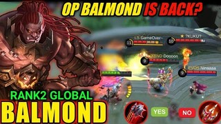 Balmod is back Full Gameplay by ꀤᐯꍏꈤ Rank 2 Global | Mobile legends Bang Bang