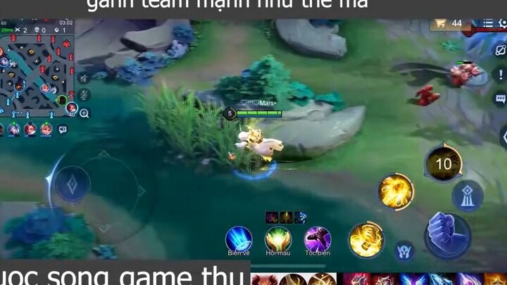 gánh team mạnh như thế mà p3 #cuocsonggamethu