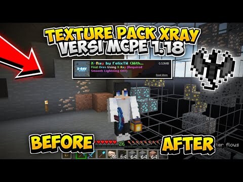 🔥Gila Nih...! Texture Pack X-ray Mcpe 1.18 - Mudah Cari Diamond💎