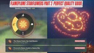 Flameplume Starflowers Part 2 Perfect Quality Guide - New Firework Unlock Showcase