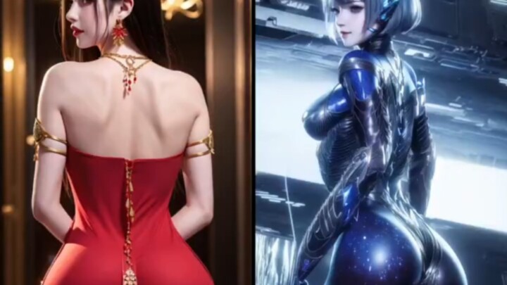 Choose one from the four who has a better figure!