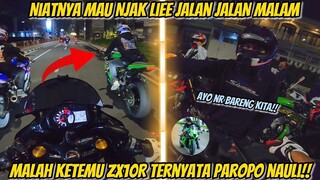 KETEMU PAROPO NAULI DIJALAN‼️PAS LAGI NIGHT RIDE BARENG LIEE‼️